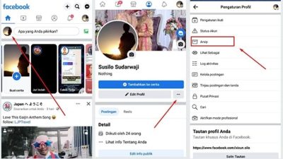 Cara Melihat Arsip Cerita di Facebook Lite dan Original