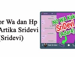 Nomor Wa dan HP Serli Artika Sridevi (Sridevi) Magic 5 Asli