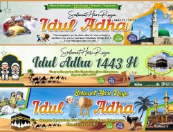 Spanduk Idul Adha Format CDR, PSD, PDF Tahun 1444 H/2023 M