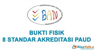 Bukti Fisik 8 Standar Akreditasi Paud dan PNF 2024