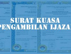 Surat Kuasa Pengambilan Ijazah SMA/SMK/S1
