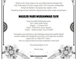 Contoh Undangan Maulid Nabi Format Word, Tinggal Edit Saja