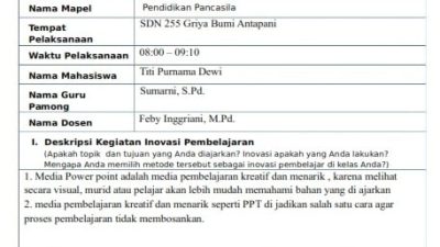 Contoh LK 2 Jurnal Refleksi PPL PPG Daljab