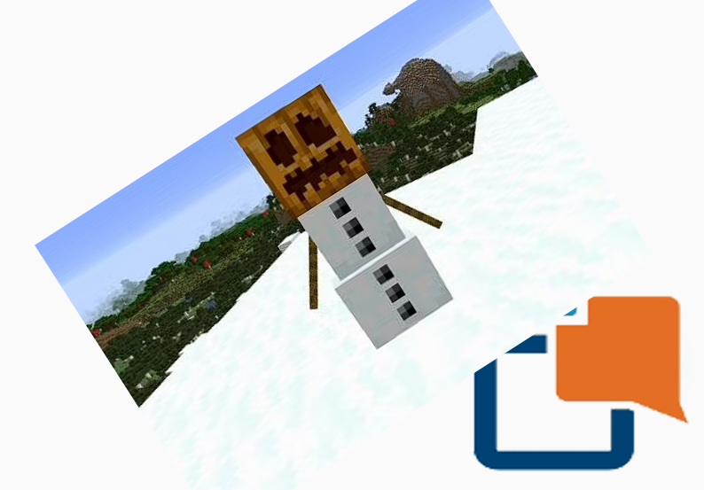 Golem Salju di Minecraft