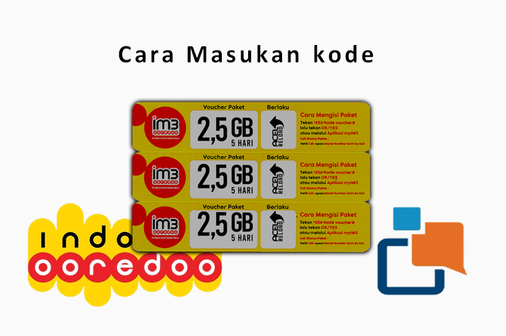 Cara Masukan kode Voucher indosat
