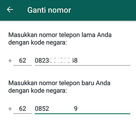 Cara mengganti Nomor WhatsApp tanpa kehilangan chat