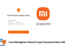 Cara Mengatasi Xiaomi Lupa Password Akun Mi