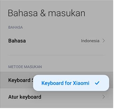 Cara Mengganti Keyboard ke Tema Bawaan di Hp Xiaomi