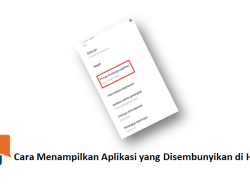 Cara Menampilkan Aplikasi yang Disembunyikan di HP Vivo
