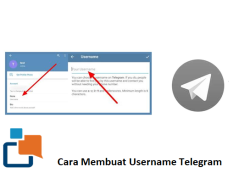 Cara bikin username telegram
