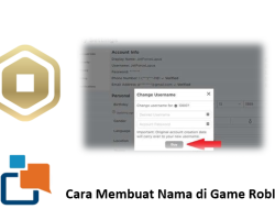 Cara Membuat Nama di Game Roblox