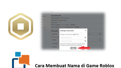 Cara Membuat Nama di Game Roblox