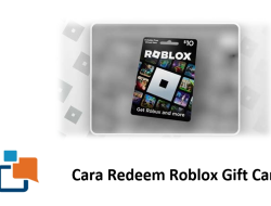 Cara Redeem Roblox Gift Card