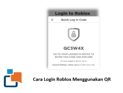 Cara Login Roblox Menggunakan QR