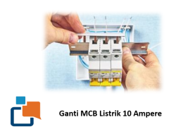 Langkah Demi Langkah Ganti MCB Listrik 10 Ampere