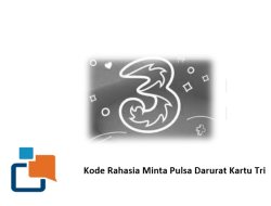 Anti Panik! Ini Kode Rahasia Minta Pulsa Darurat Kartu Tri dan Syaratnya Agar Langsung Cair